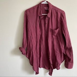 Universal Thread || Tie Front Button Up